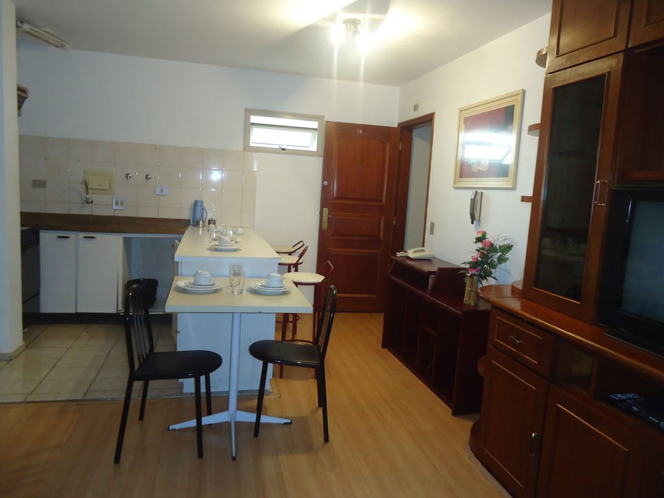 Fridge, stovetop, cookware/dishes/utensils