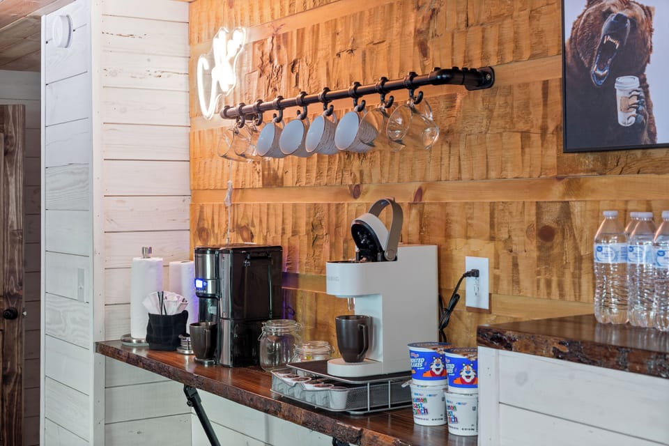 Start your days off right with a complimentary coffee bar!