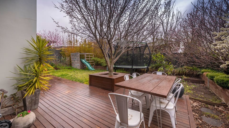 Relax in the outdoor space with a view