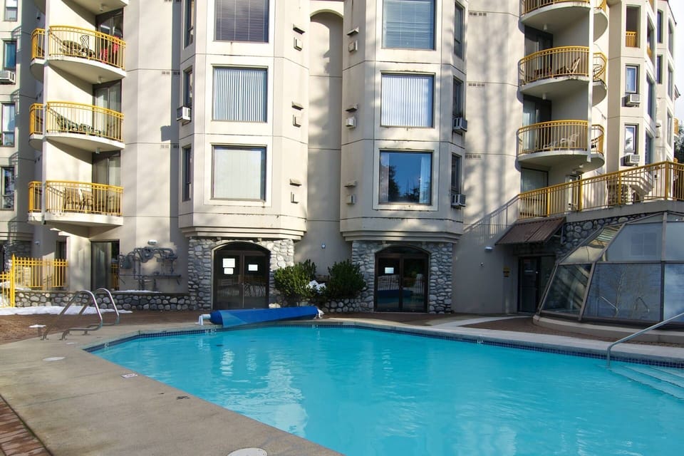 Outdoor heated pool open year round