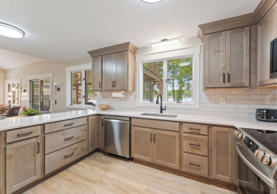 Ample counter space.