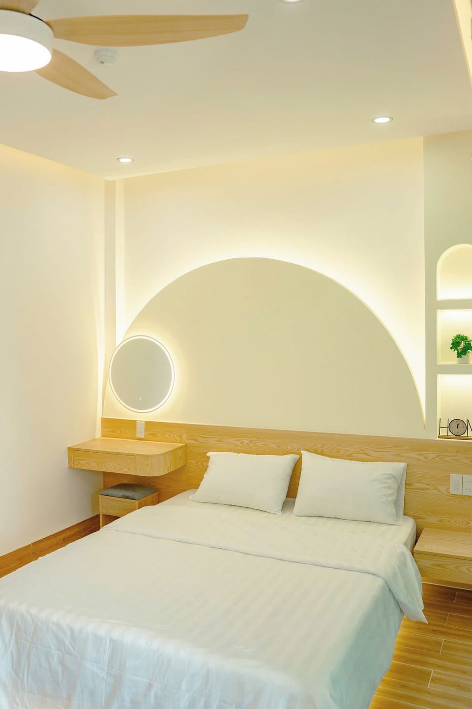 Economy Double Room, 1 Queen Bed, Balcony, City View | Minibar, desk, laptop workspace, soundproofing