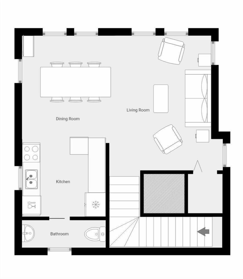 Kure Beach Ocean View | Third Floor Layout