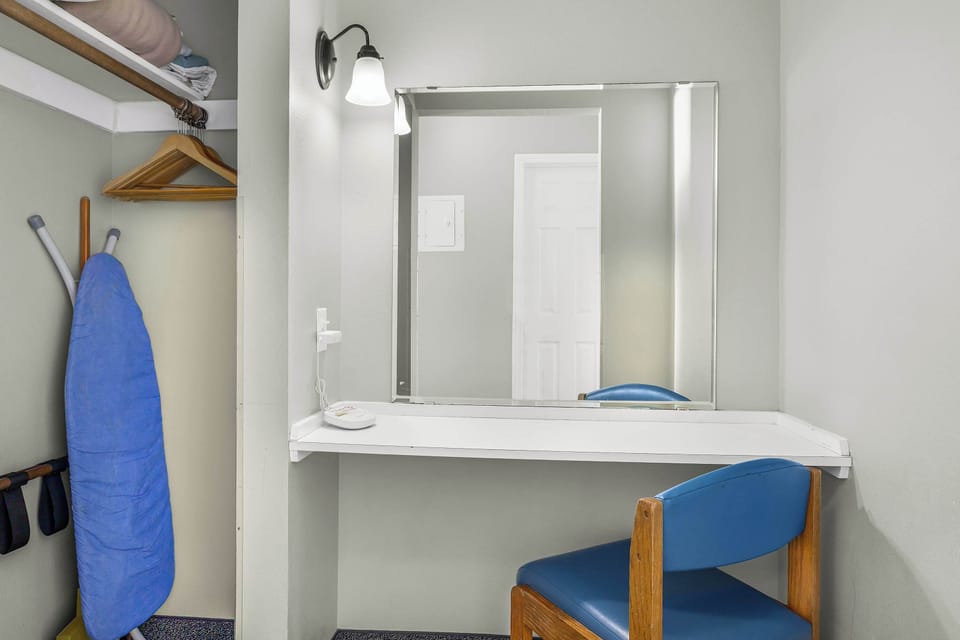 Extra space for getting ready