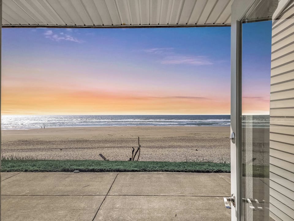Open your patio door to beautiful ocean views