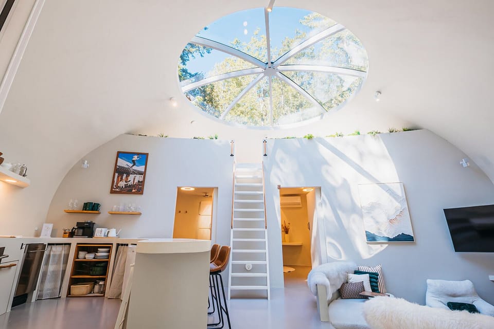 View when you walk in.