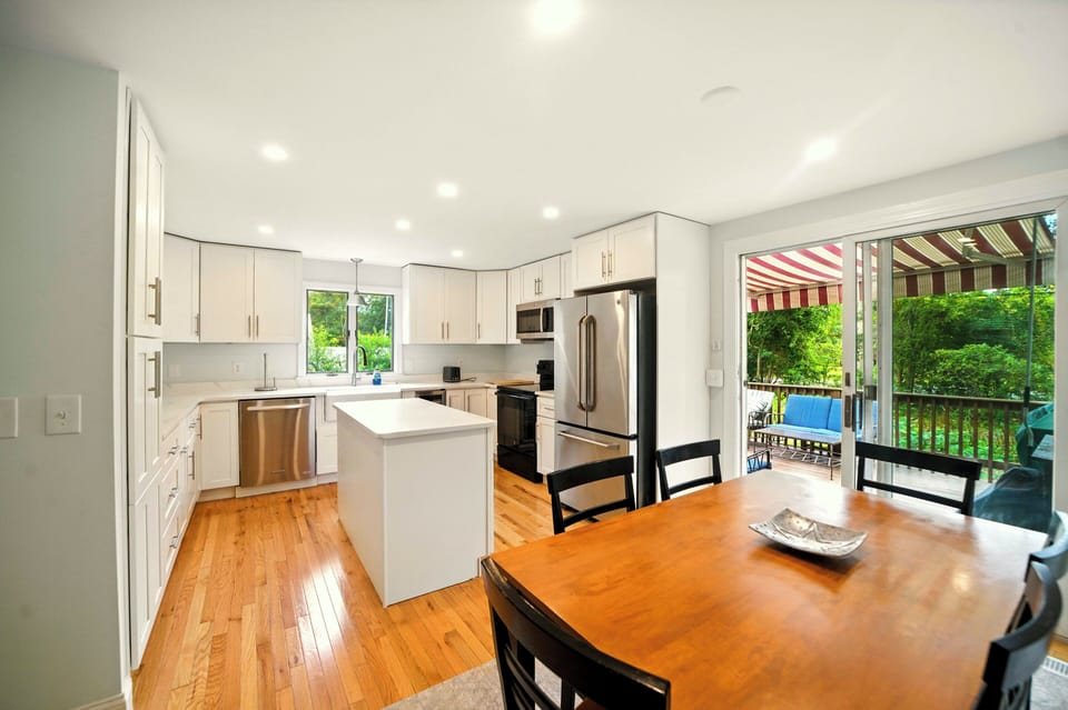 kitchen and dining