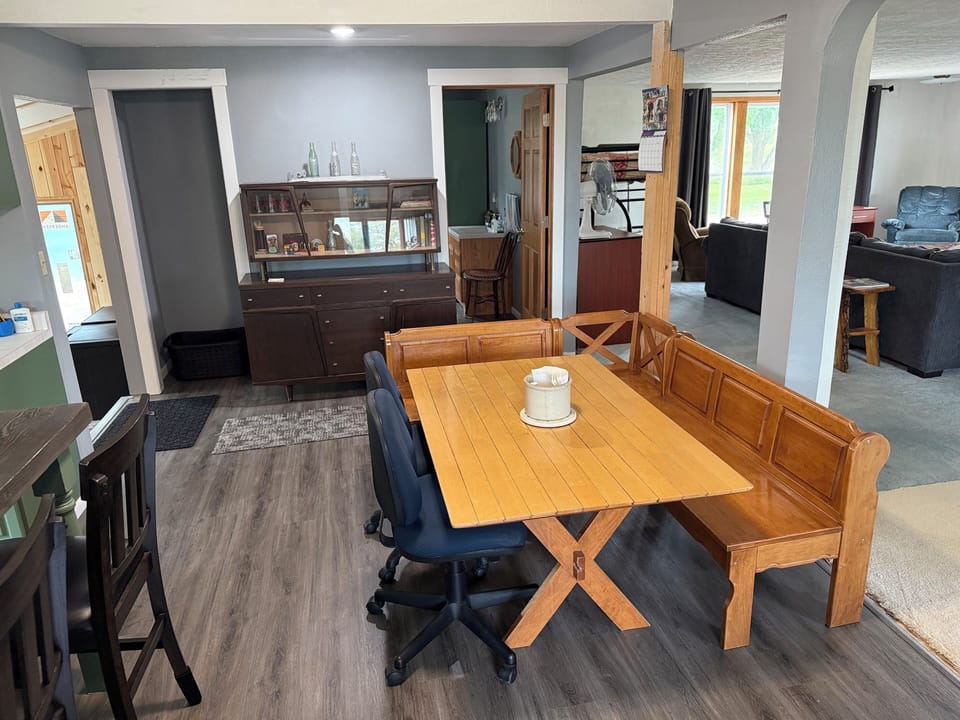 Dining room table.