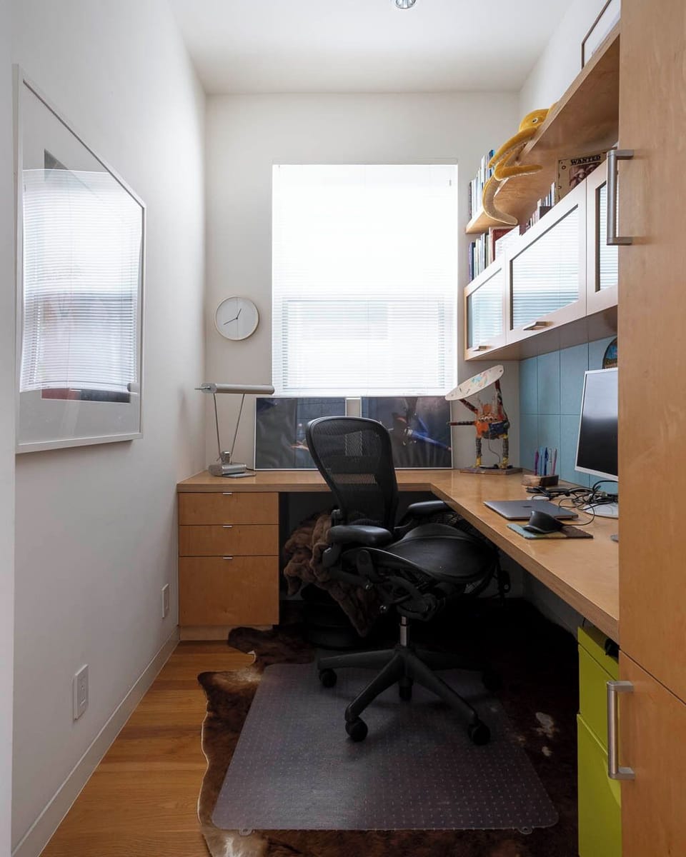 Office - will fit twin blow up mattress or crib