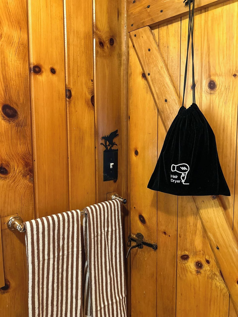 Fresh towels & a hair dryer are provided for your comfort. 