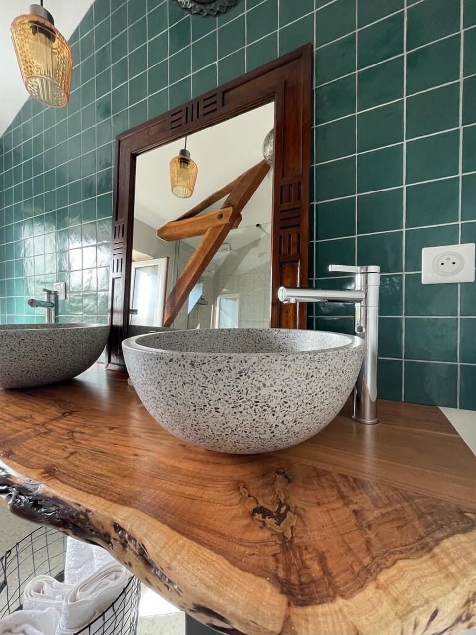 Double or Twin Room, Garden View | Bathroom
