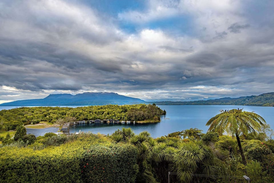 Lake Tarawera from the deck