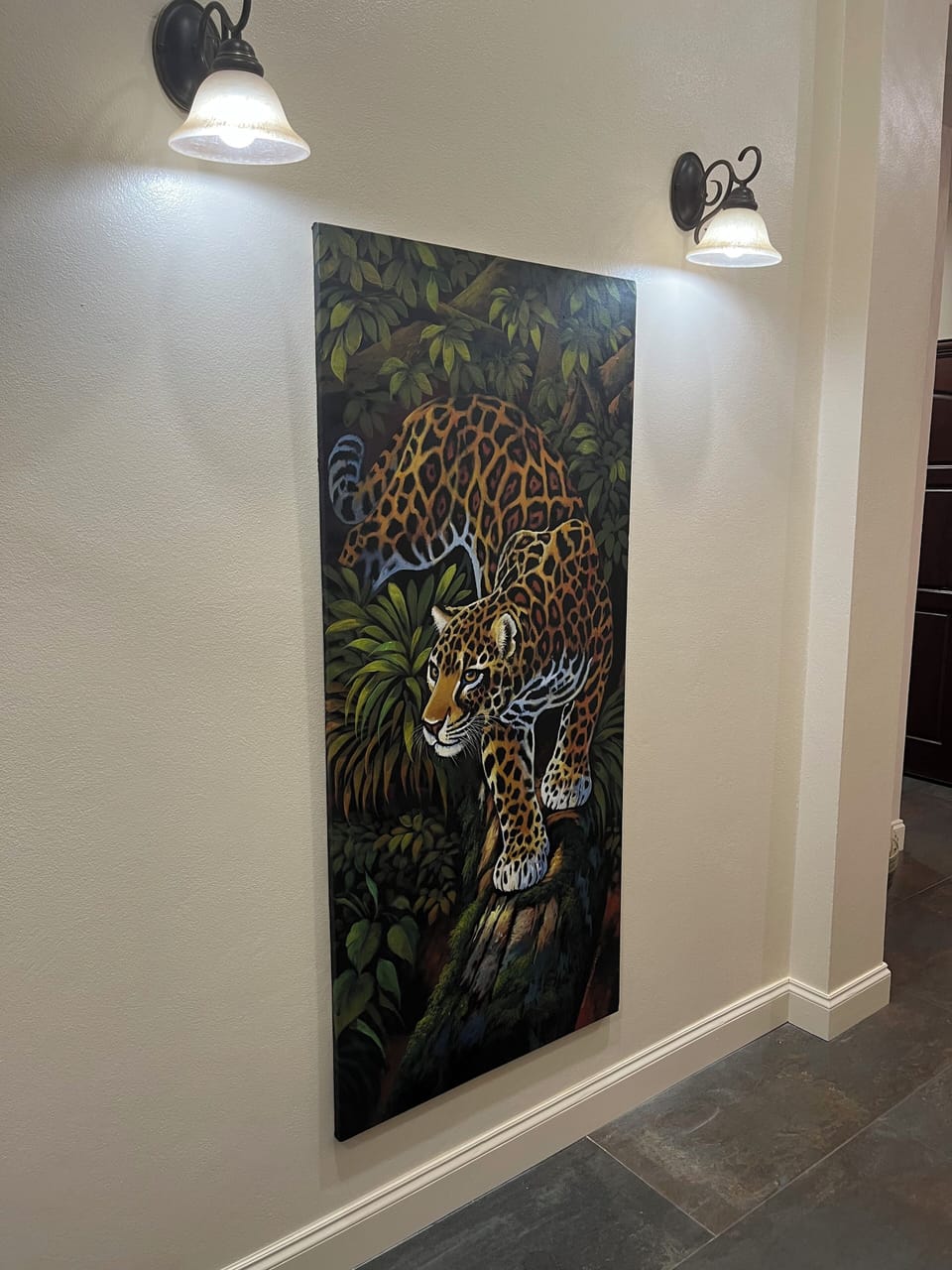 Say hello to Javier! Fabulous local art is found all throughout the villa!