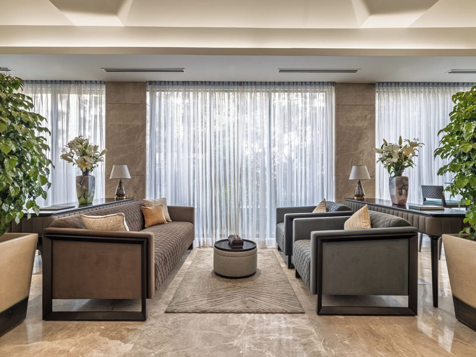 Lobby sitting area