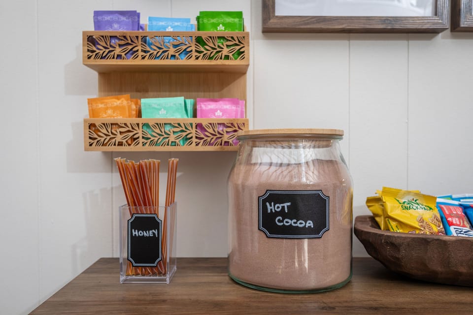 Assorted snacks provided courtesy of the owner. *Snacks may vary*