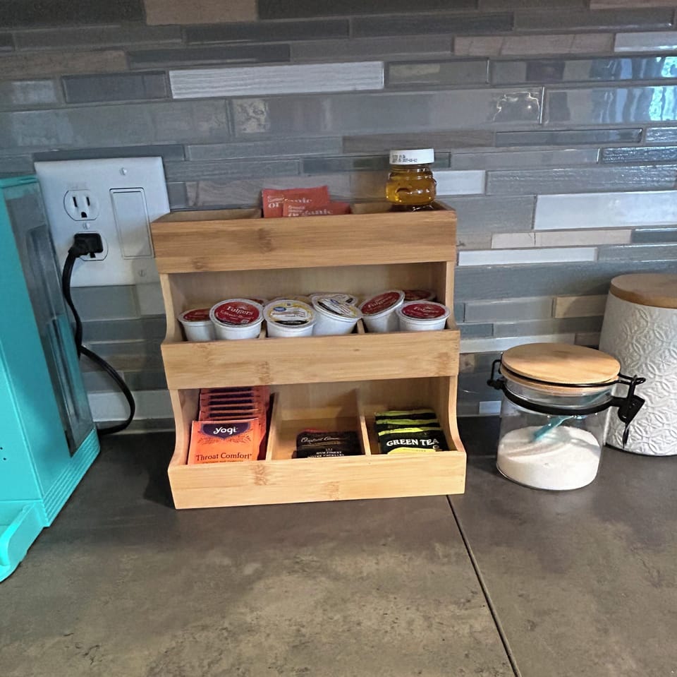 Coffee and tea station