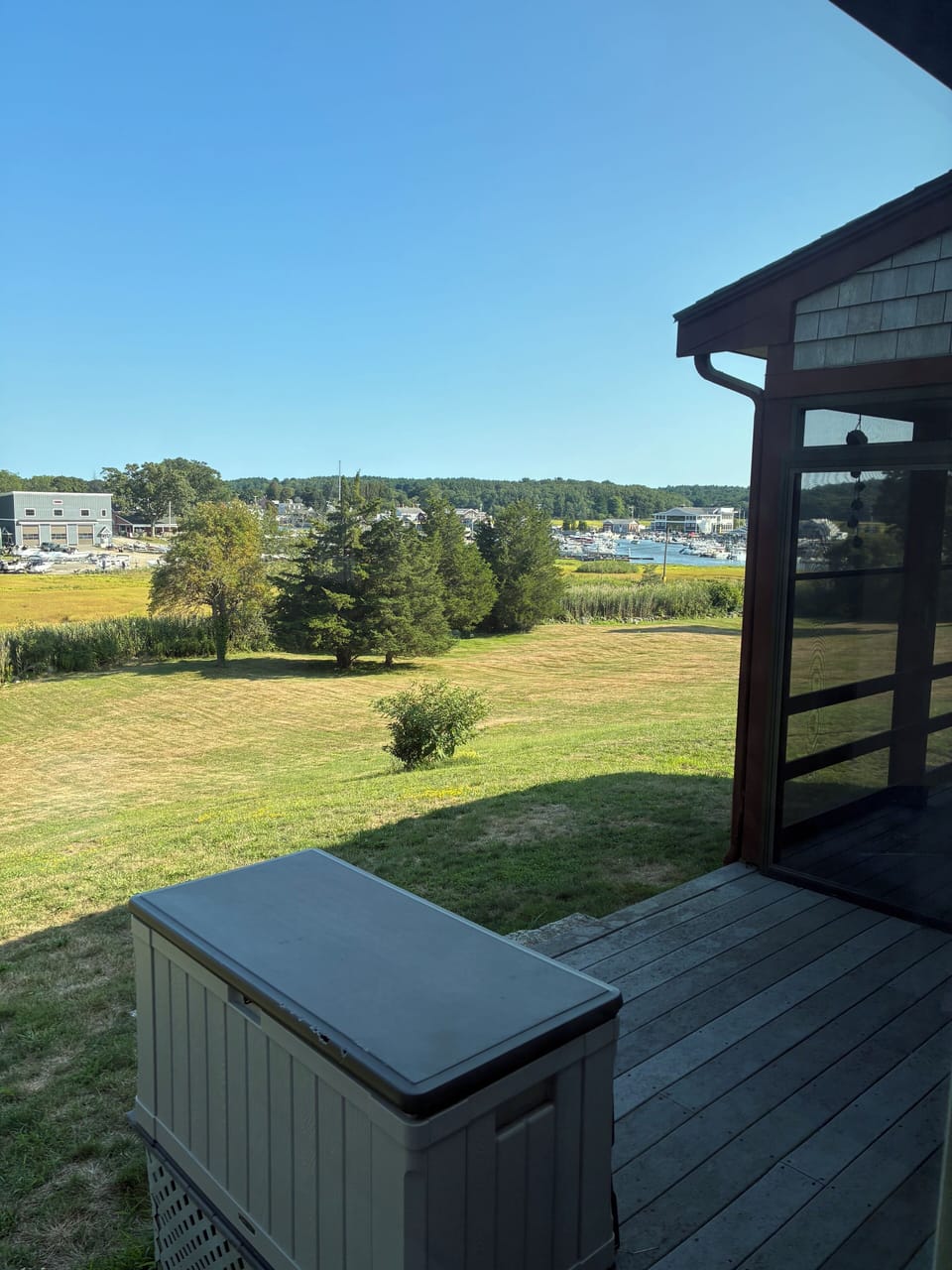 Overlooking Riversbend and harbor
