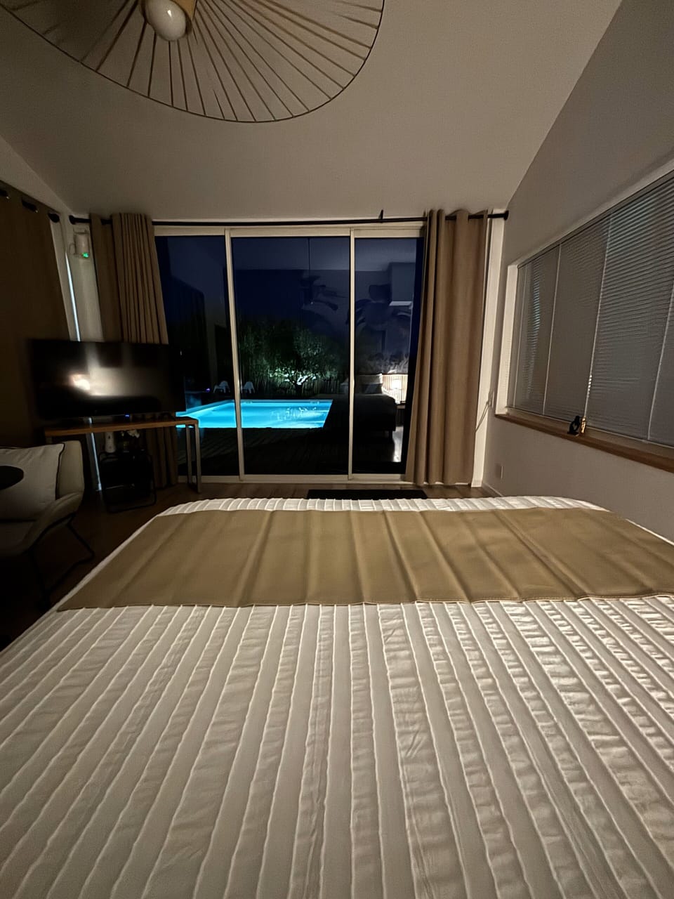 Superior Suite, Pool View | Blackout drapes, soundproofing, iron/ironing board, free WiFi