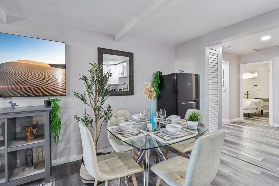 Gather around the table – a dining area designed for shared moments and meals.