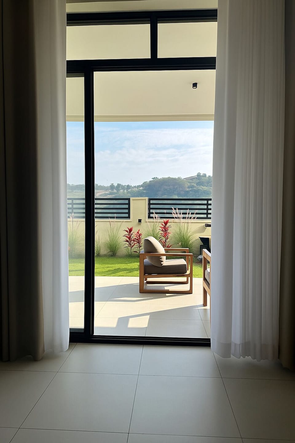 terrace off the master bedroom
