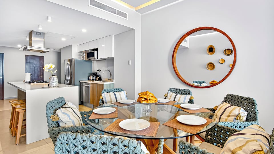 Comfort Condo, 2 Bedrooms, Balcony, Beach View | Private kitchen | Coffee/tea maker, electric kettle, toaster
