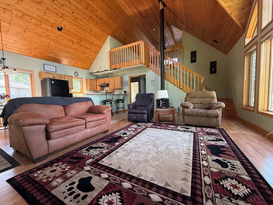 Looking from Living Room towards the loft.