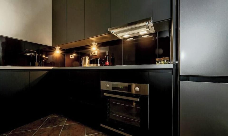 Apartment | Private kitchen | Fridge, stovetop, dishwasher, coffee/tea maker