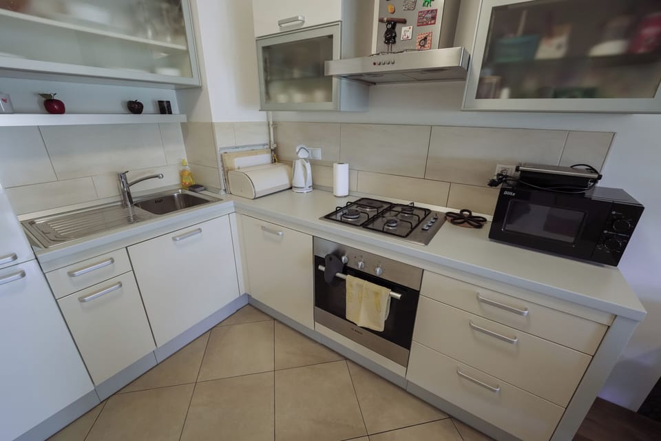 Apartment | Private kitchen | Fridge, oven, stovetop, dishwasher
