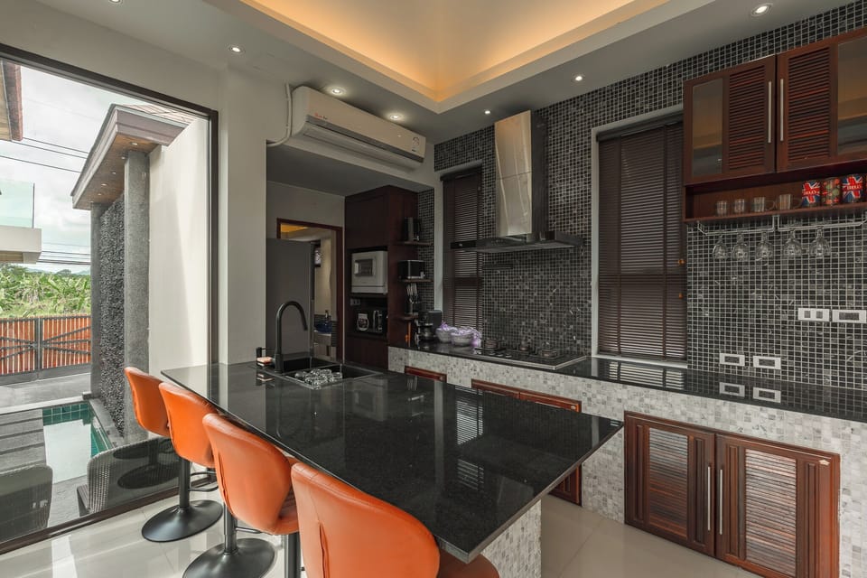 Villa, Balcony | Private kitchen