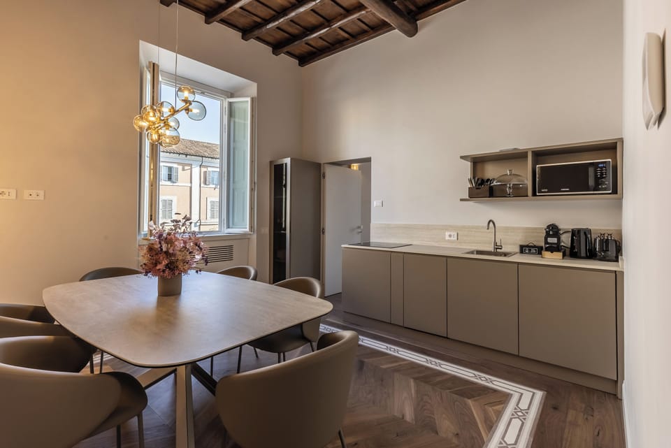 Appartamento Deluxe "vista fiume" | Private kitchen