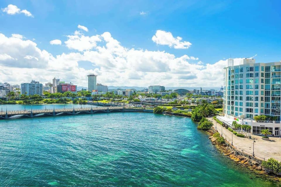 Experience breathtaking panoramic views of the city skyline and sparkling azure waters from our prime location.