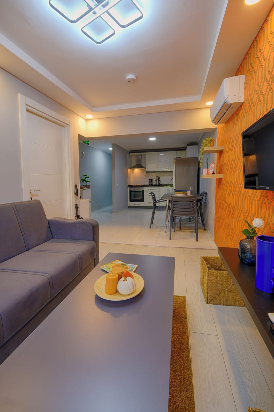 Relax and unwind in the living room.