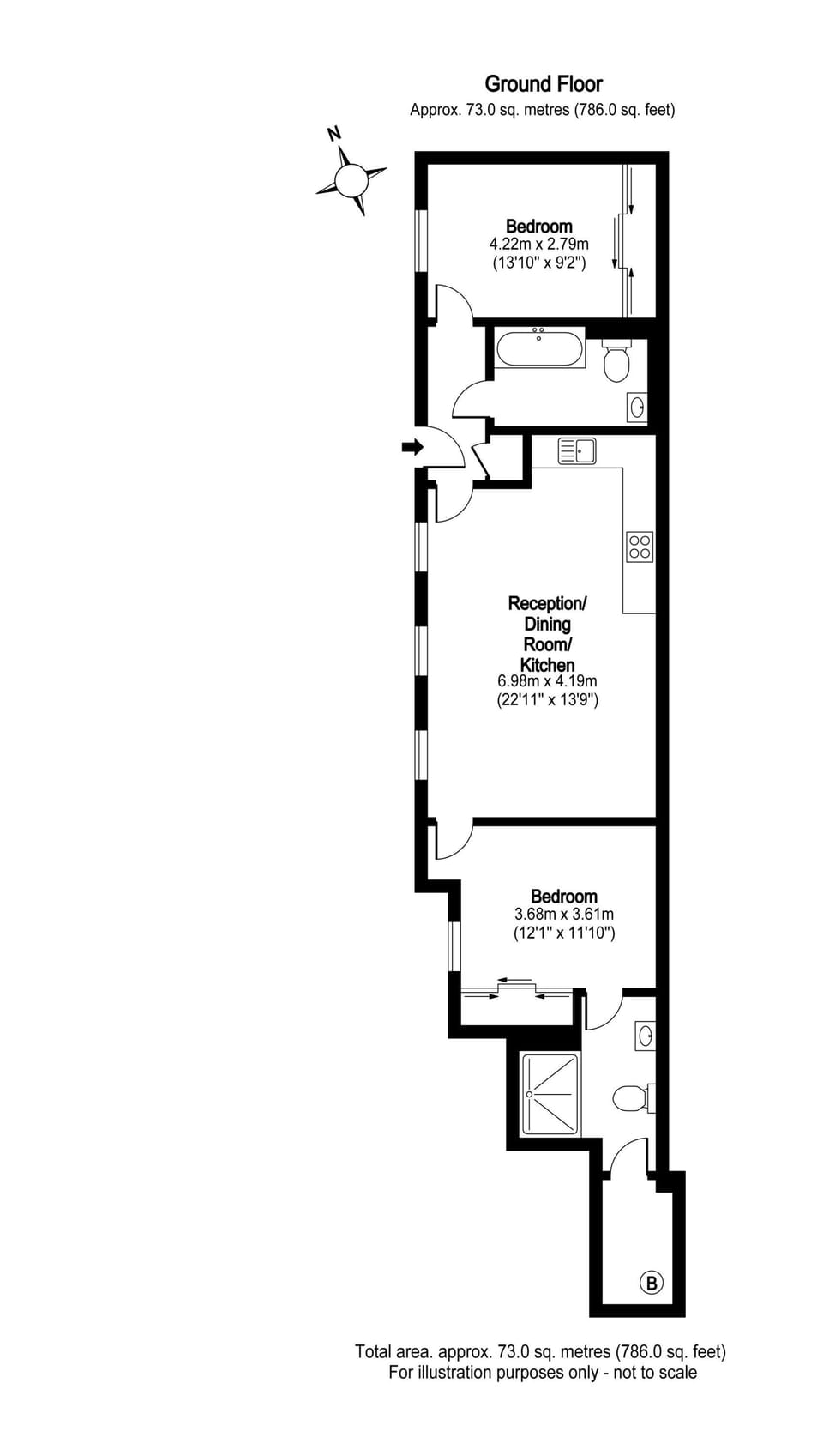 House, Accessible | 2 bedrooms