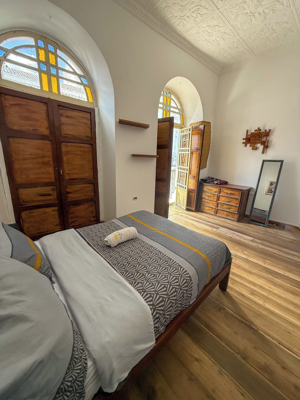 Classic Double Room, City View | Hypo-allergenic bedding available, down comforters, desk