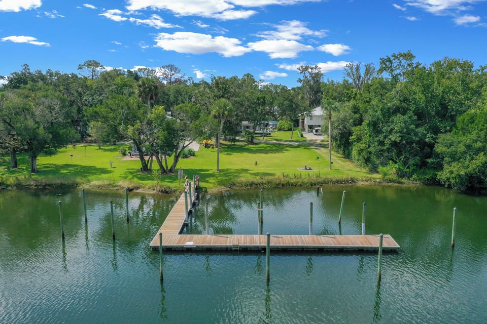 HOA Neighborhood dock at the end of the street. (4 houses away)