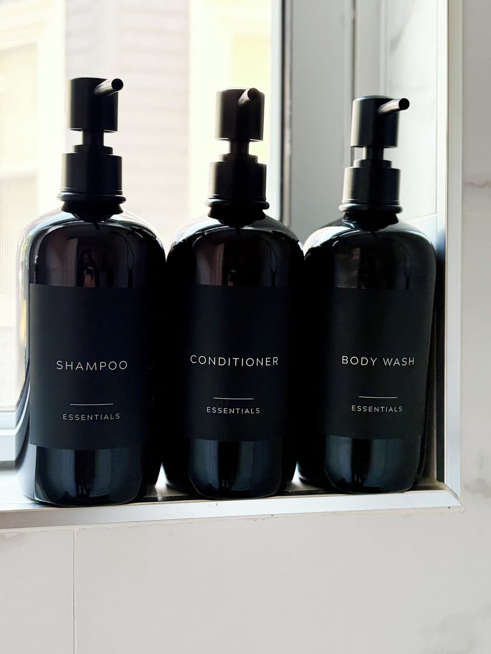 includes shampoo, conditioner, body wash, fresh towels&thoughtful little details