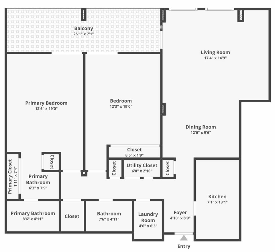 Floor plan of unit