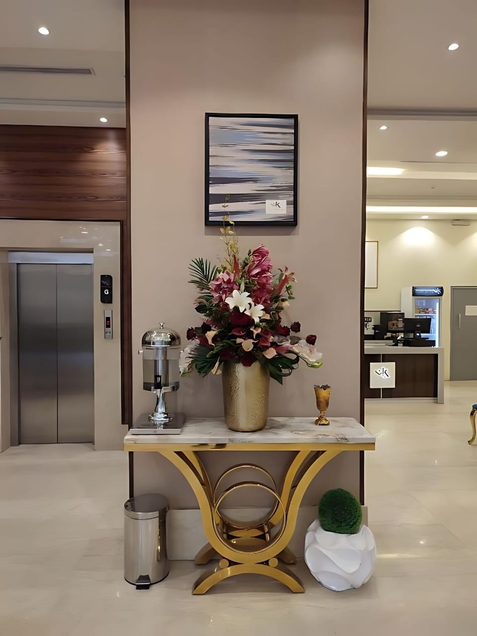 Reception hall