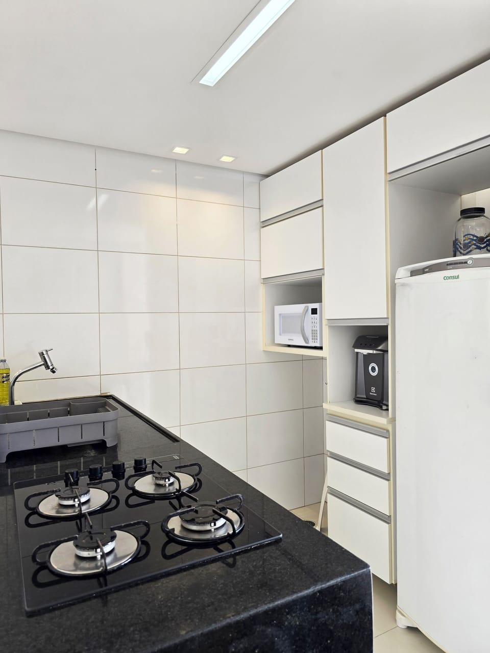 Apartment | Private kitchen | Fridge, microwave, coffee/tea maker, toaster