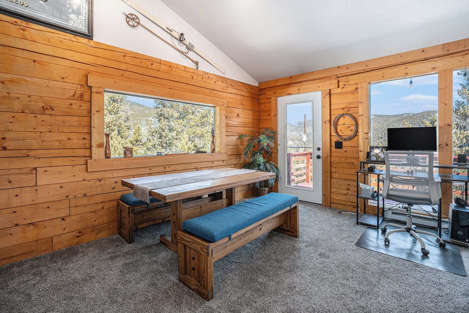 Imagine a table designed not just for meals or work, but for moments of rest and relaxation.