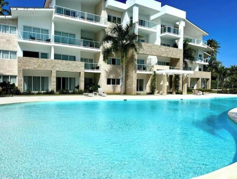 Vista de la piscina