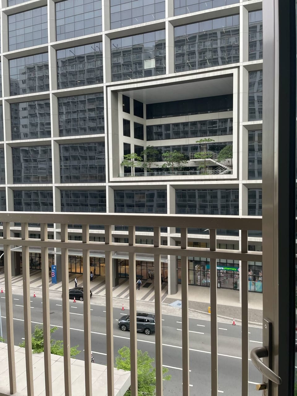Your view from the balcony.