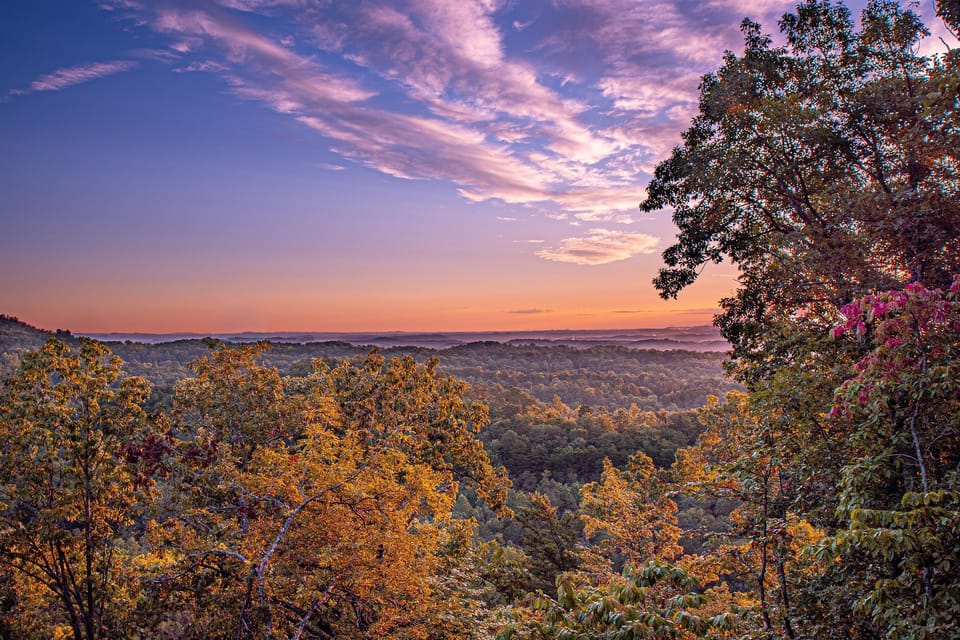 Have we mentioned that our sunrises from the new back deck are iconic? Sip your favorite beverage from our large, private back deck and take in the beauty of the Smokies!