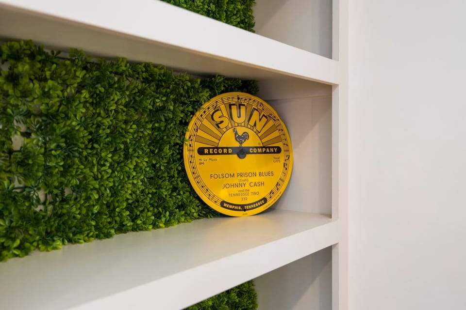 Little Nashville touches throughout the home keep you connected to the city.