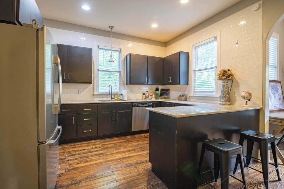 Stylish space with sleek appliances and natural light for culinary adventures!