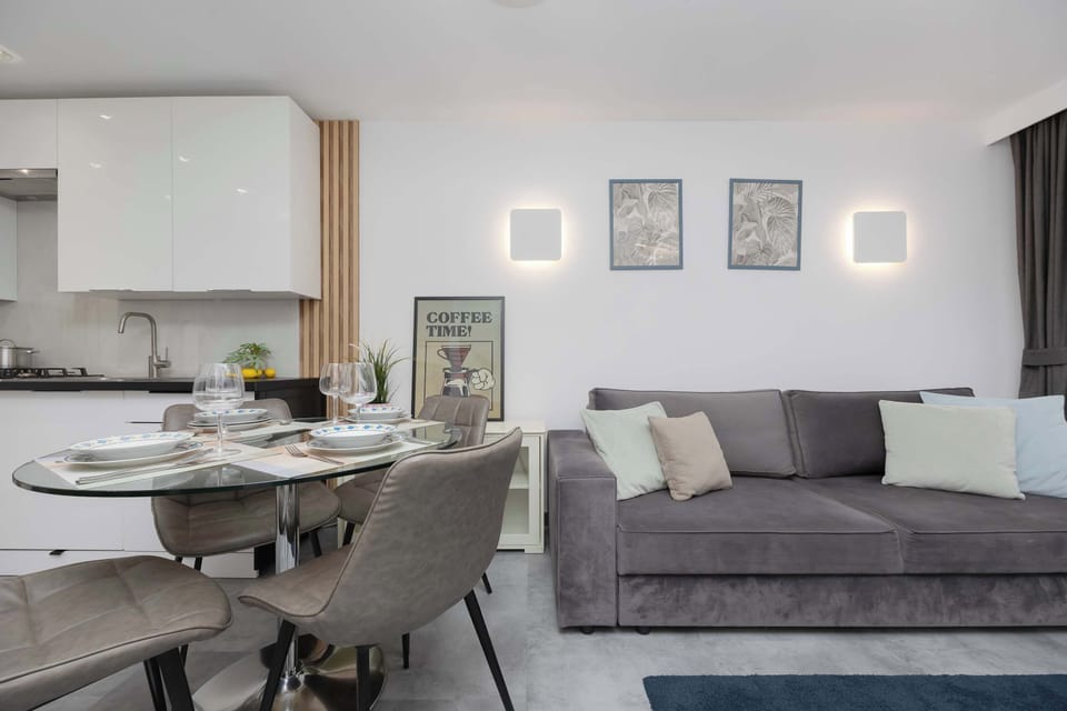 Spacious living room with full equipment.
