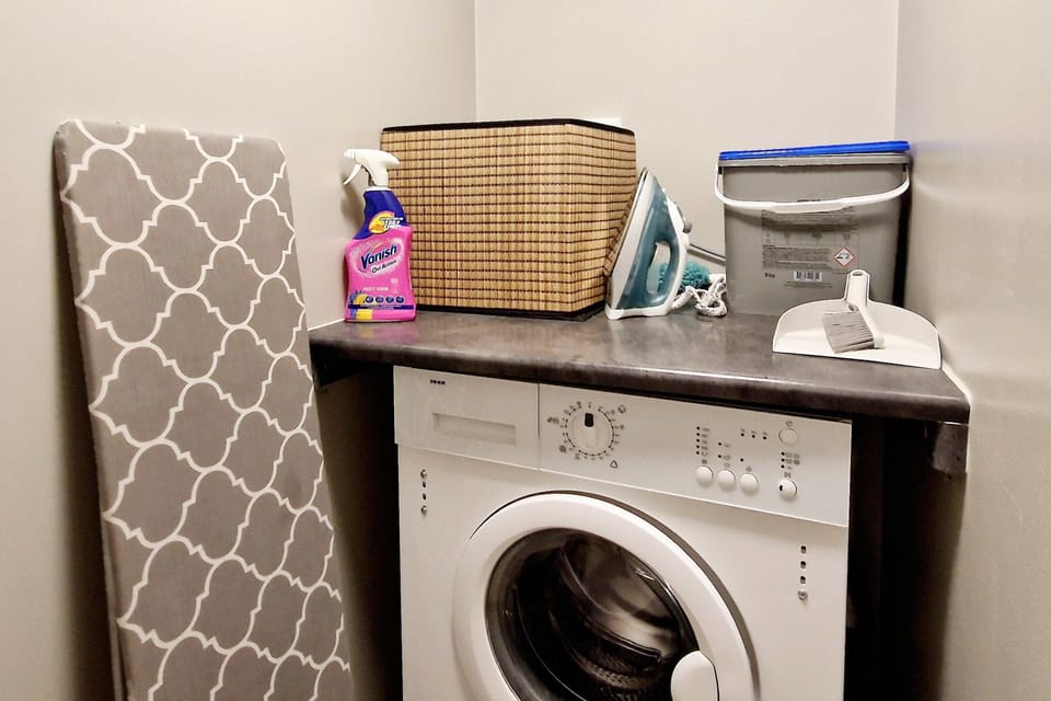 With two washers you can get a lot of cleaning done. 