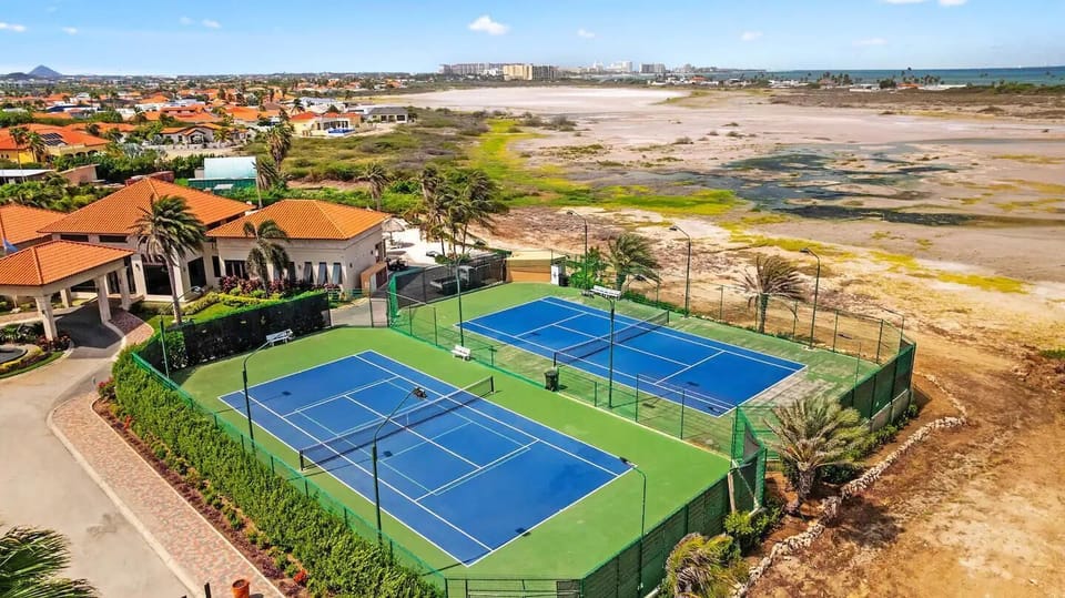 Tennis courts available for all guests in the community.