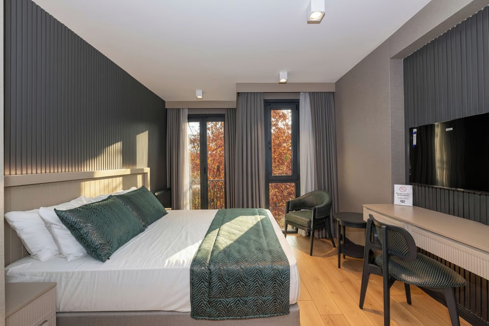 Deluxe Double Room, 1 Bedroom, Non Smoking, City View | Desk, WiFi (free)