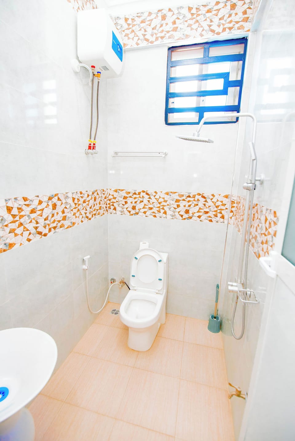 Raised toilet seat